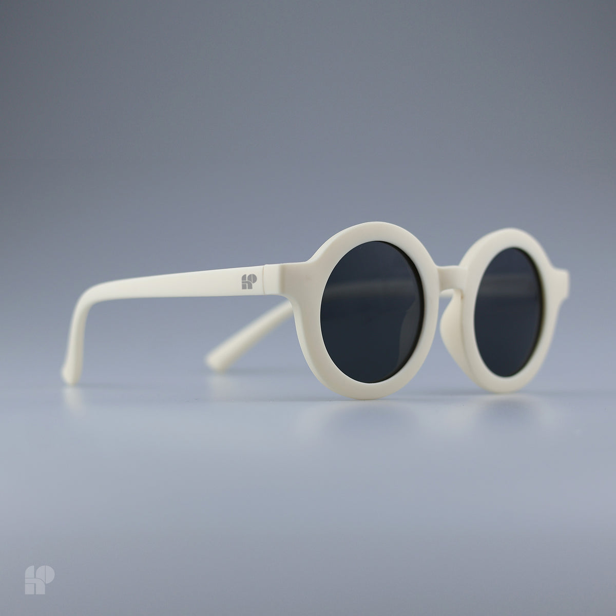 Roundabouts White kids sunglasses, side view