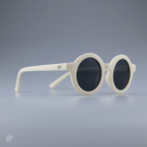 Roundabouts White kids sunglasses, side view